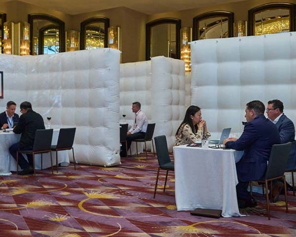 The main ballroom at the Grand Hyatt Hong Kong filled with investor meetings during Ignite Investment Summit 2026